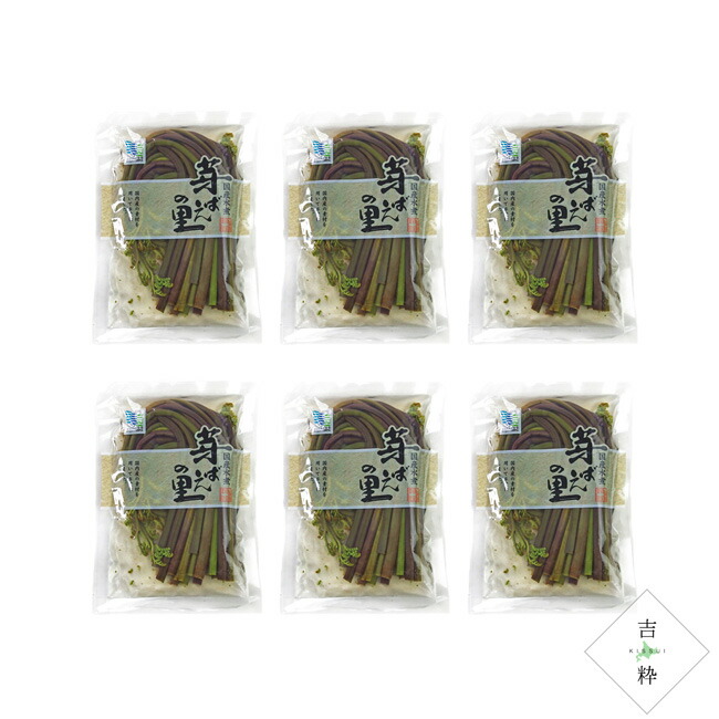 楽天市場】わらび 80g×6個【国産わらび水煮】【芽ばえの里】ワラビ独特