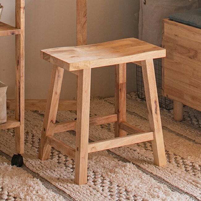 楽天市場】NATURAL SIGNATURE スツールIII[木製 スツール 四角 角型