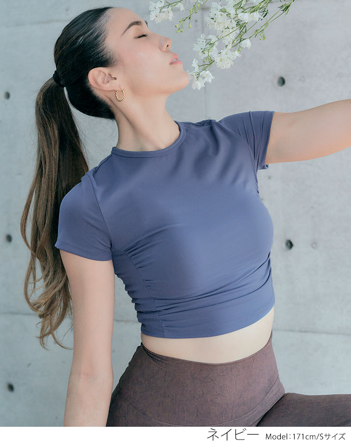 楽天市場】スポーツウェア《フィットネスギャザートップス》全3色 2