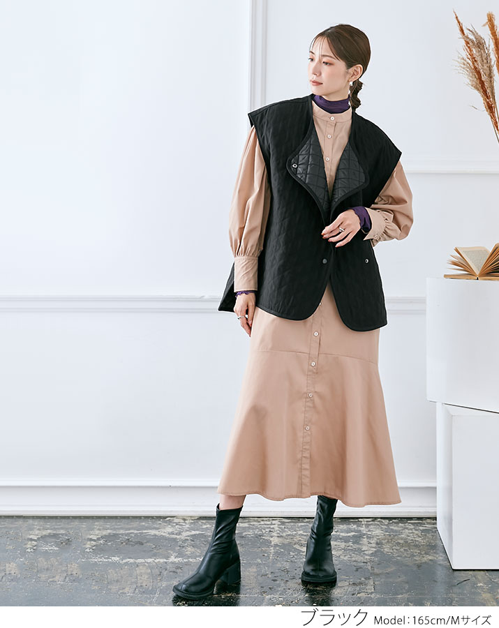 楽天市場】【OUTLET SALE】ベスト《2wayキルティングオーバーベスト 全