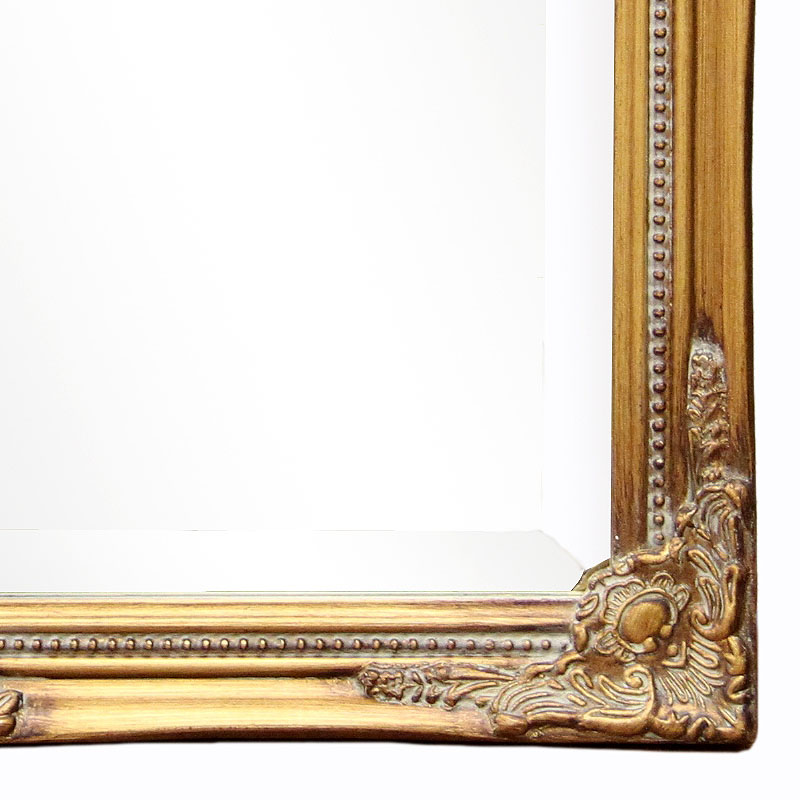 楽天市場】鏡 壁掛け アンティークスタイル 壁掛けミラー ゴールド 鏡