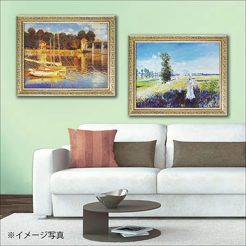 楽天市場】絵画 モネ インテリア monet 「 アルジャントゥイユの橋