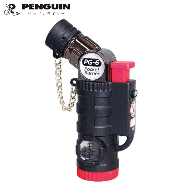 楽天市場】ポケットバーナー ターボライター PG-6 ガス注入式 ミニ