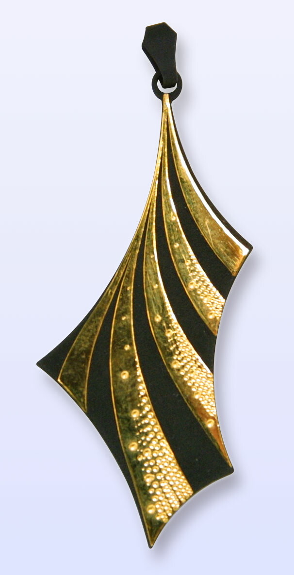 楽天市場】ペンダント 縦帯幾何学 大 P-33 ネックレス 肥後象嵌 伝統