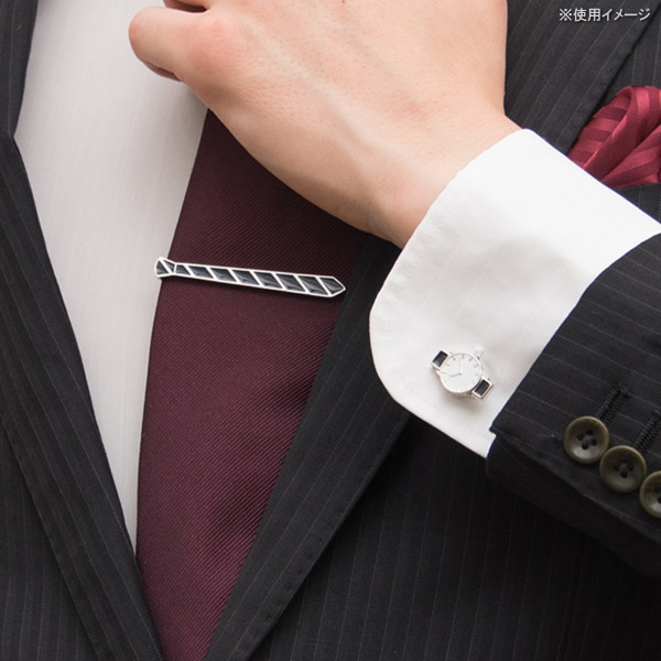楽天市場】ネクタイピン カフス セット ネクタイ ＆ 腕時計 デザイン