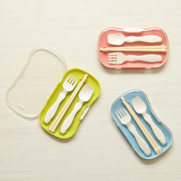 楽天市場】mii (ミィ) トリオカトラリーセット グリーン/ブルー/ピンク