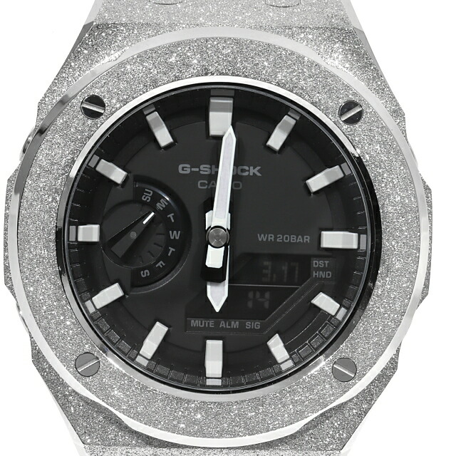 楽天市場】G-SHOCK GA2100 カスタム フロステッド ターコイズラバー