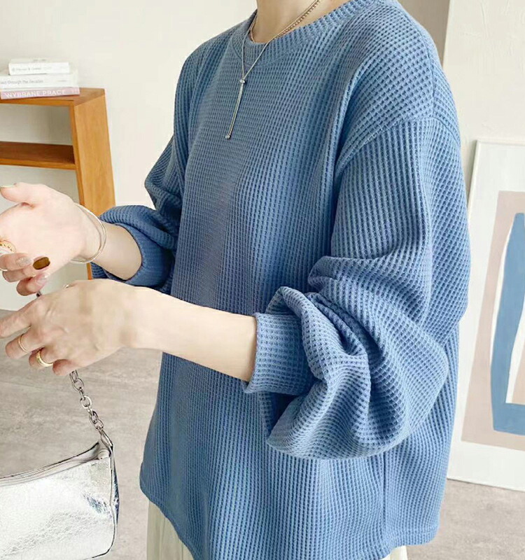 楽天市場】「春先取り限定10%割引クーポン」 ワッフル ニット プル