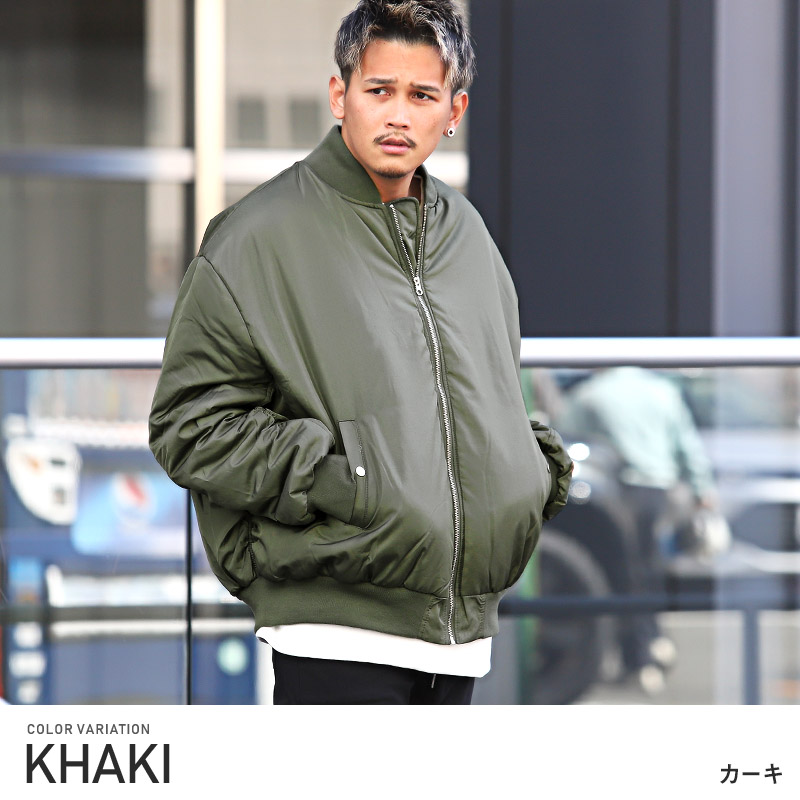 楽天市場】△送料無料△ MA-1ジャケット メンズ 中綿ジャケット 撥水