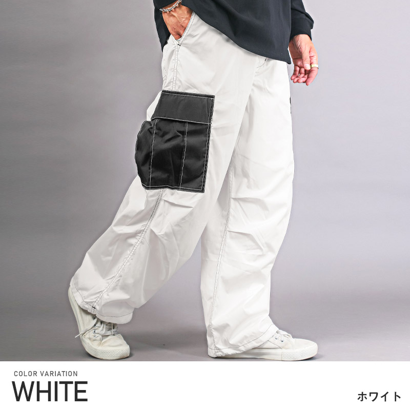 楽天市場】△送料無料△ カーゴパンツ メンズ ワイドパンツ ナイロン