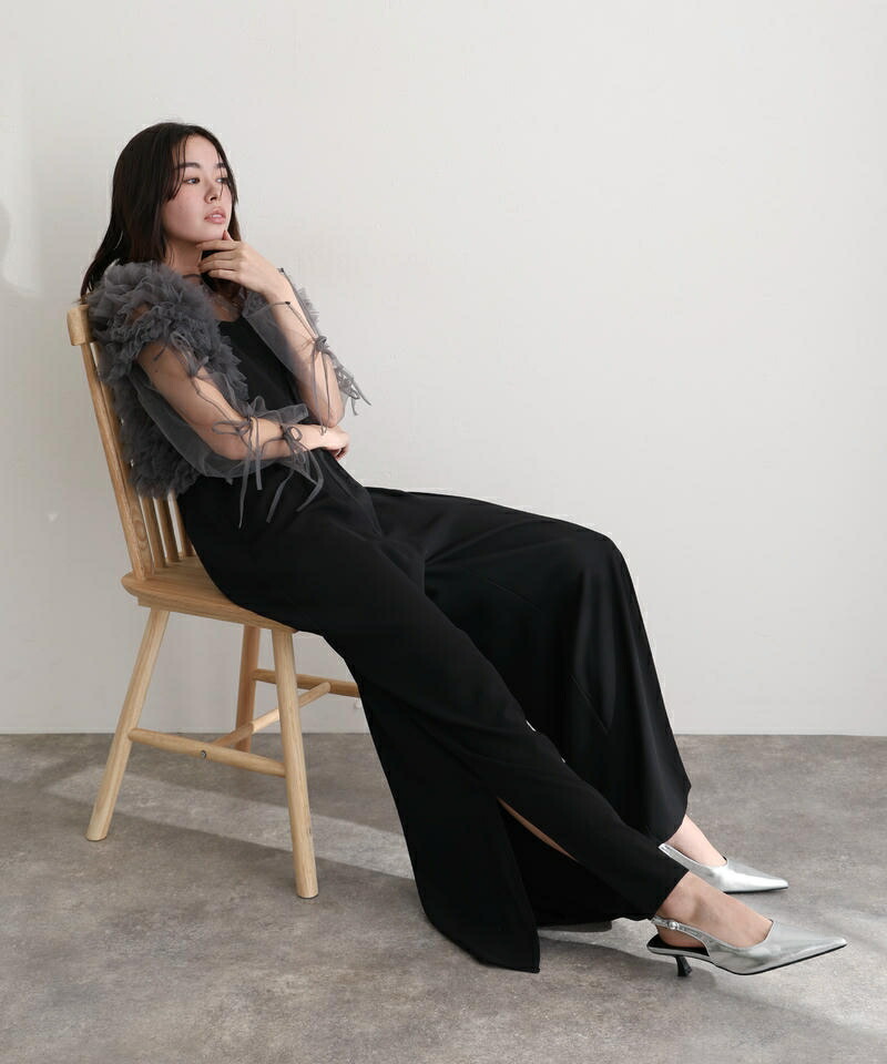 楽天市場】3点セット フリルボレロ オールインワン パンツドレス 結婚