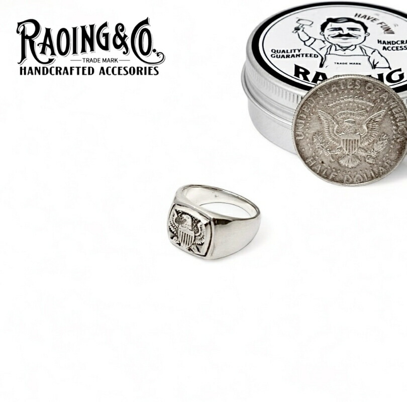 楽天市場】RAOING ローイング【Half Dollar Signet Ring】ハーフダラー