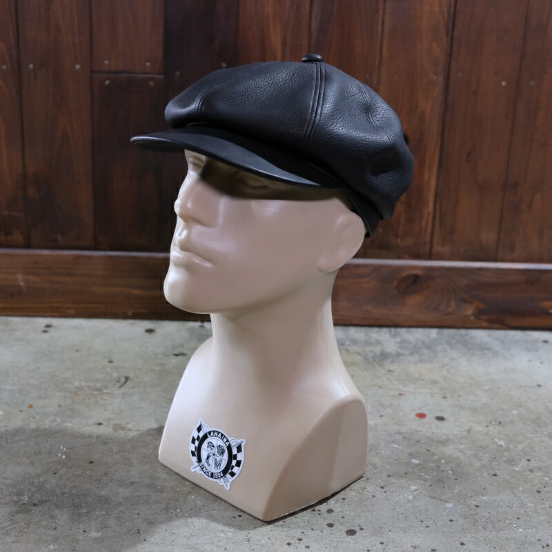 超希少】ザリアルマッコイズ ディアスキンレザーキャスケット ブラック