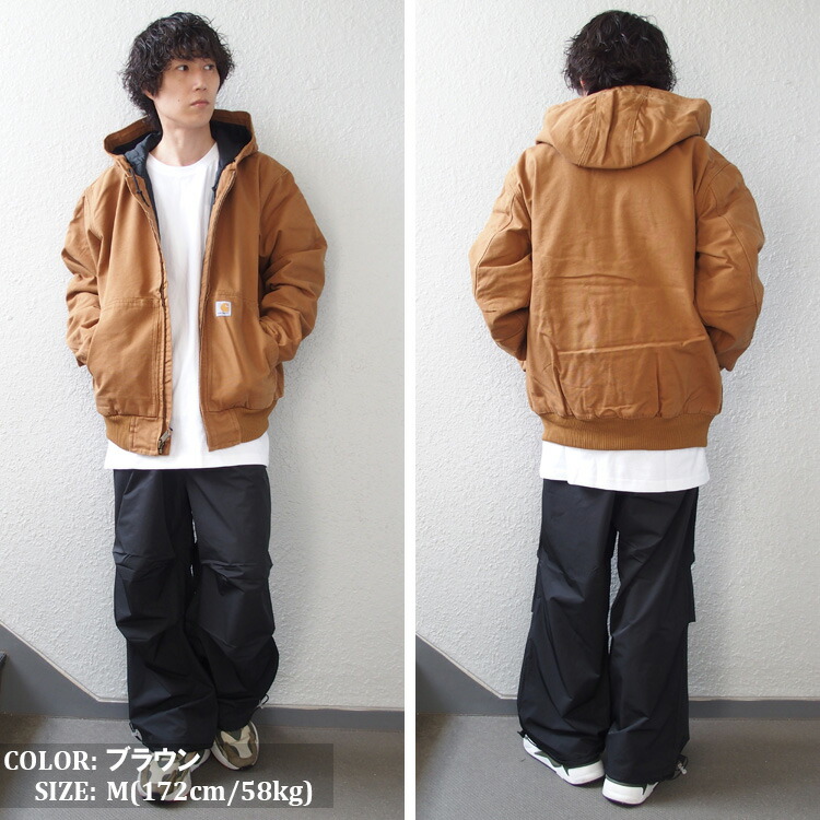楽天市場】カーハート アクティブジャケット ルーズフィット J130