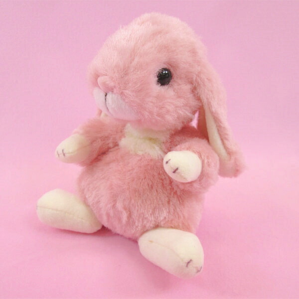 楽天市場】ロップイヤー うさぎ ぬいぐるみ ピンク Sサイズ うさぎの