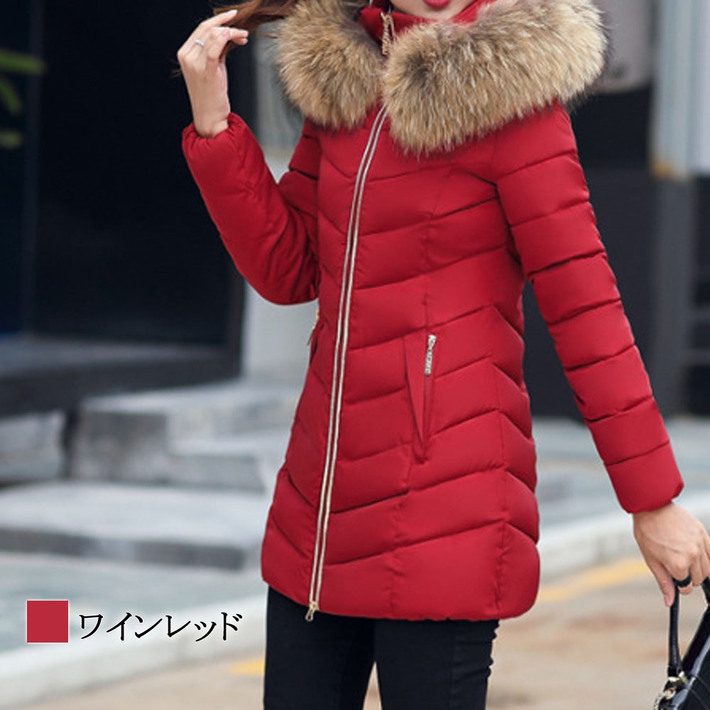 楽天市場】ダウンジャケット レディース ボリュームダウンコート 丈