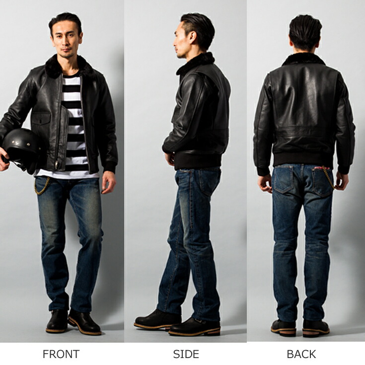 楽天市場】Horn Works 本革 G-1フライトジャケット メンズ ホーン