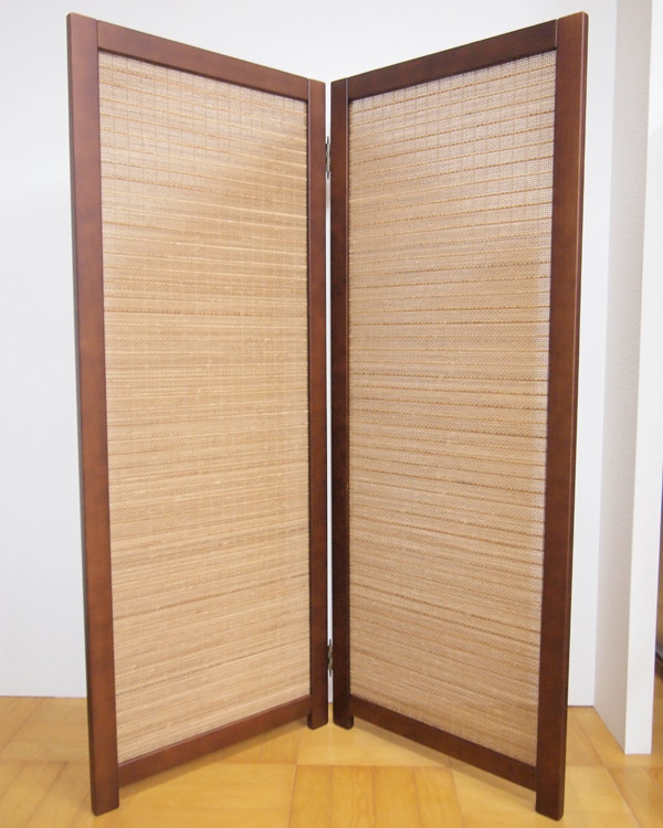 楽天市場】衝立 和風 竹すだれ衝立 2連 1270 高さ135cm （ 送料無料