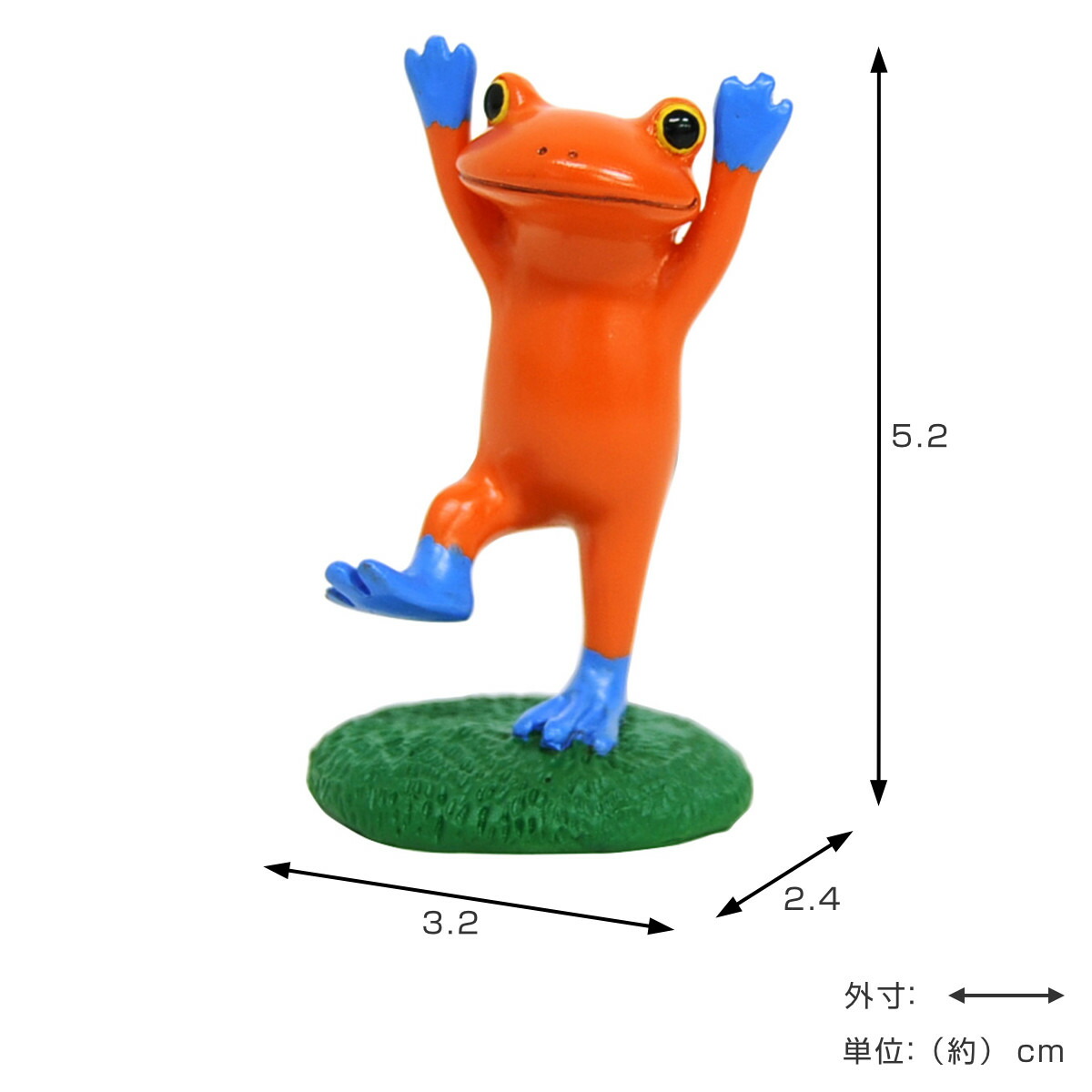 楽天市場】置き物 毒カエルレッド Copeau コポー （ カエル コポタロウ