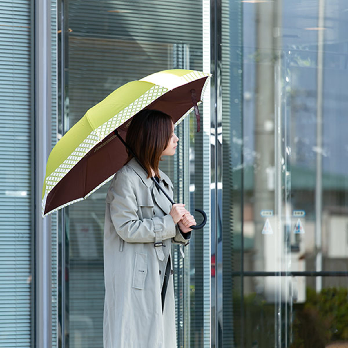 楽天市場】傘 晴雨兼用 circus サーカス 逆さに開く2重傘 長傘 逆さ傘