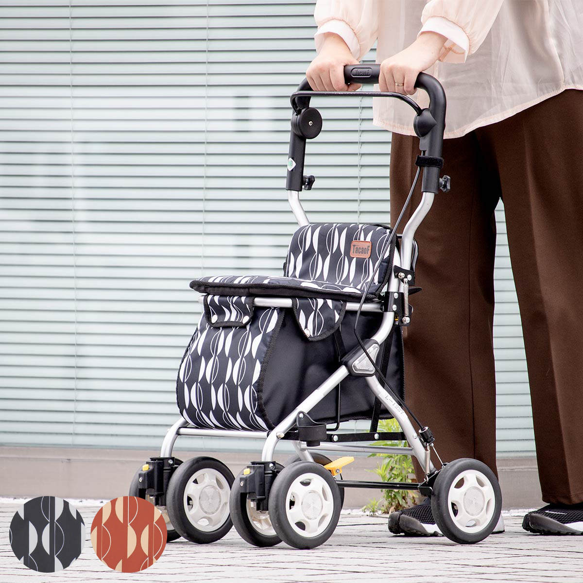 シルバーカー 【幸和製作所】 ルーティ 花柄 楽天市場】シルバーカー