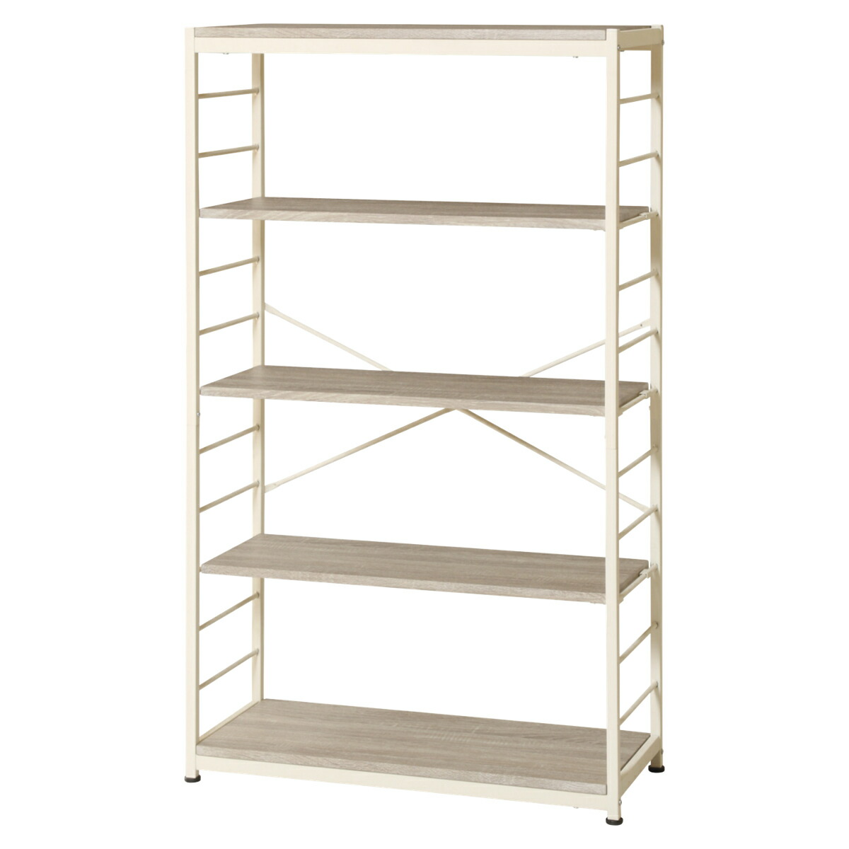 楽天市場】オープンラック5段 幅84cm ヴィンテージ調 ワイドタイプ