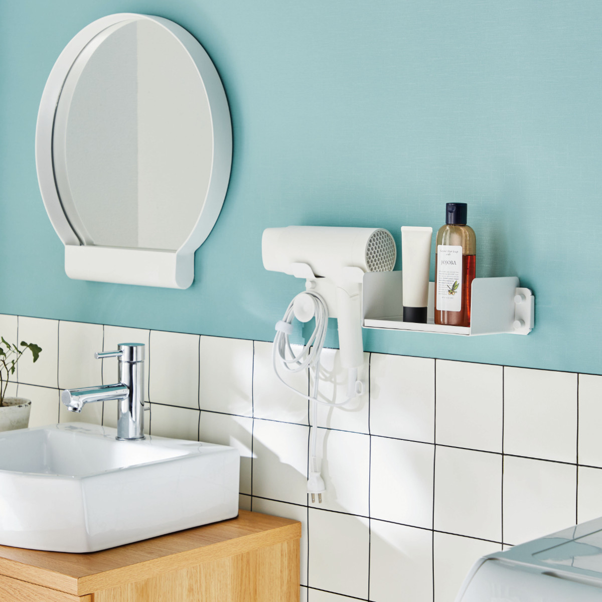 楽天市場】収納 ドライヤー 整う収納 （ ドライヤーホルダー ホルダー