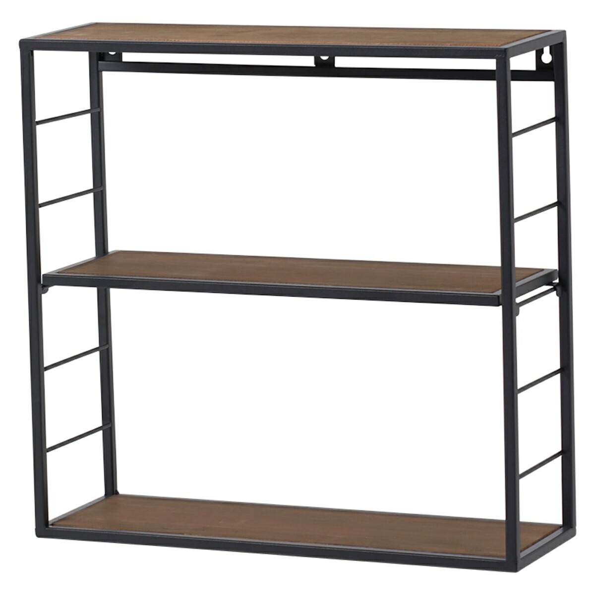 楽天市場】壁面収納 壁掛けラック 2段 ヴィンテージ調 幅45cm （ 壁面