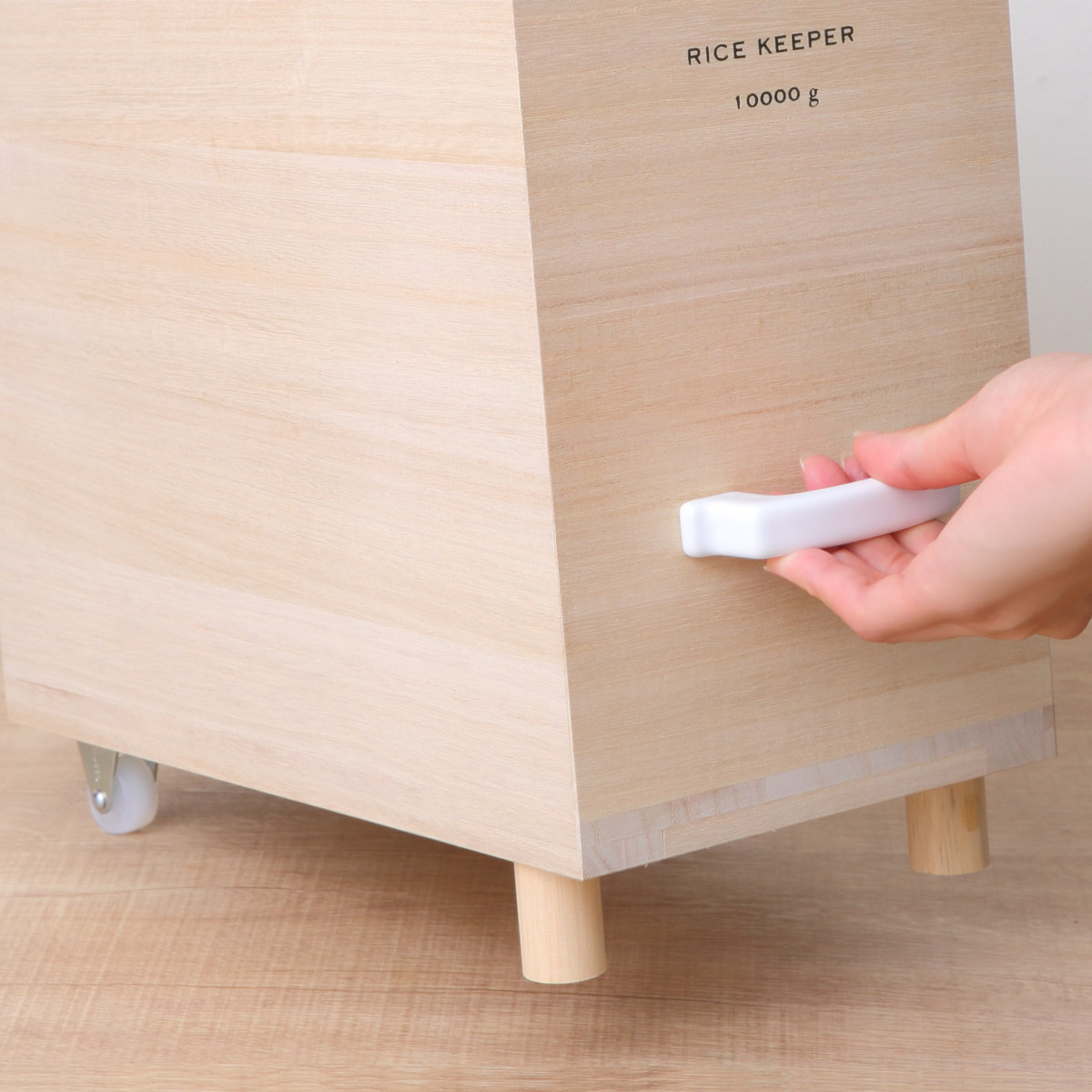 楽天市場】ライスストッカー 技物専科 米びつ 10kg用 キャスター付き