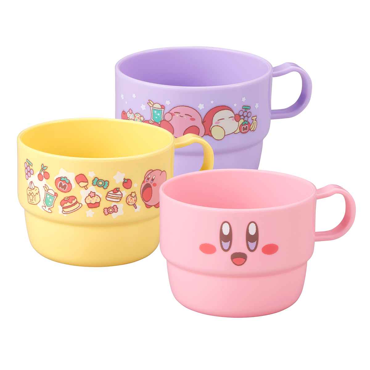 楽天市場】コップ 3個入り 星のカービィ プラスチック 日本製 （ 食洗