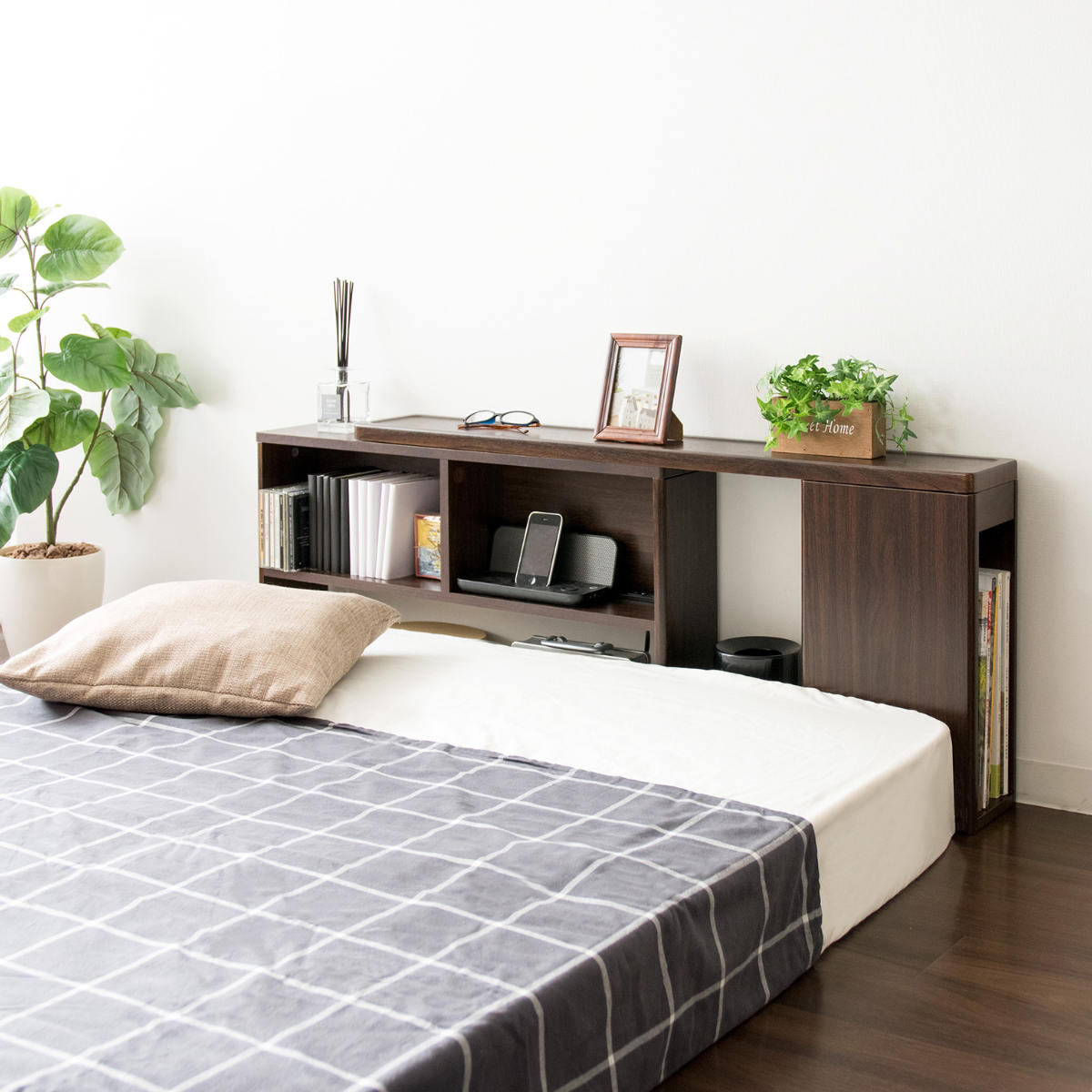 楽天市場】ヘッドボード 伸縮 幅100〜140cm 布団用 マットレス用