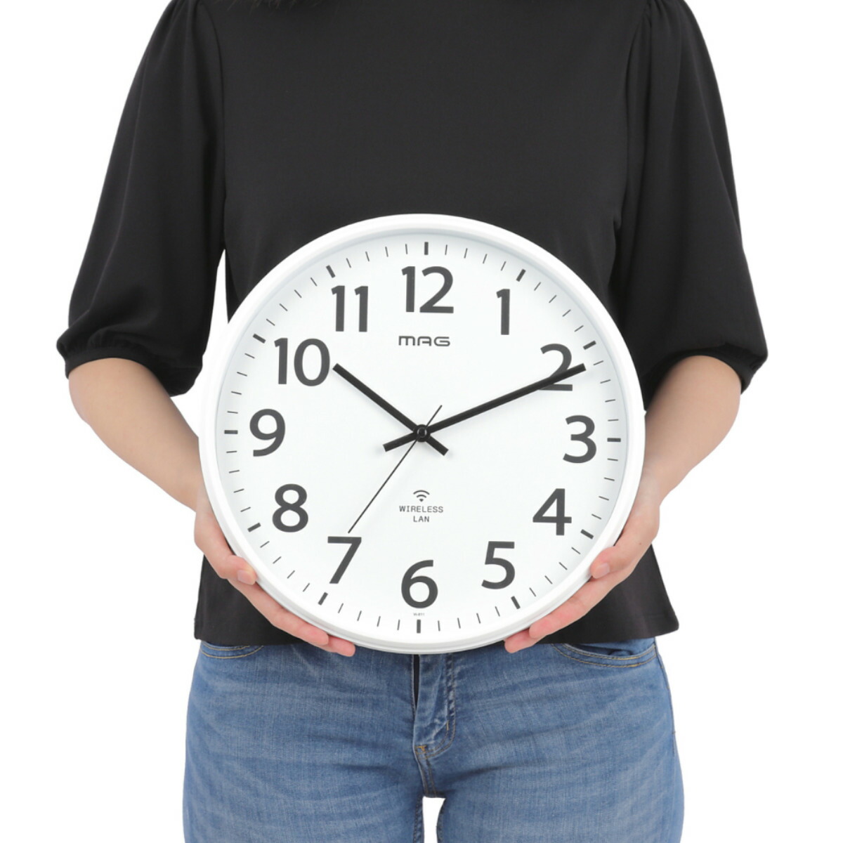 楽天市場】掛け時計 シグナルキーパー MAG 無線LAN ステップ秒針 秒針