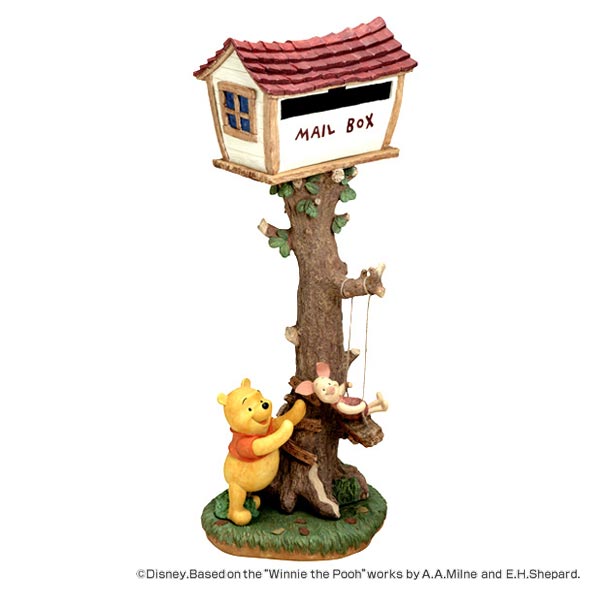 楽天市場】郵便ポスト ポスト ツリーハウス プー＆ピグレット くまの