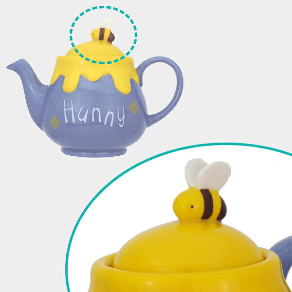 楽天市場】ティーポット くまのプーさん 550ml 急須 陶器 食器