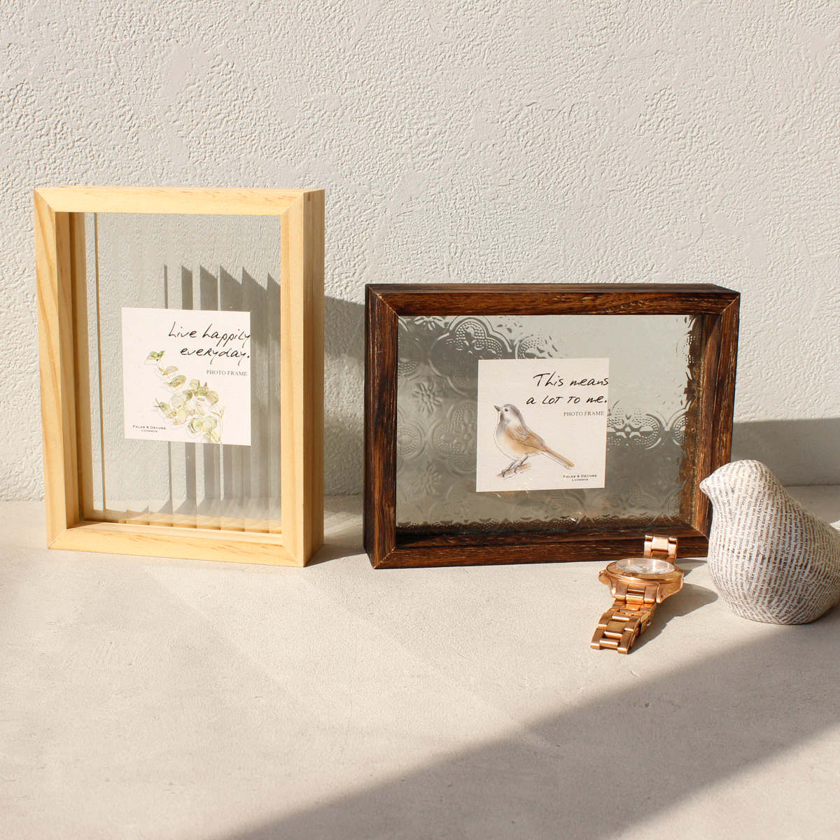 楽天市場】フォトフレーム ベゴニア レトロガラス L判 ポストカード