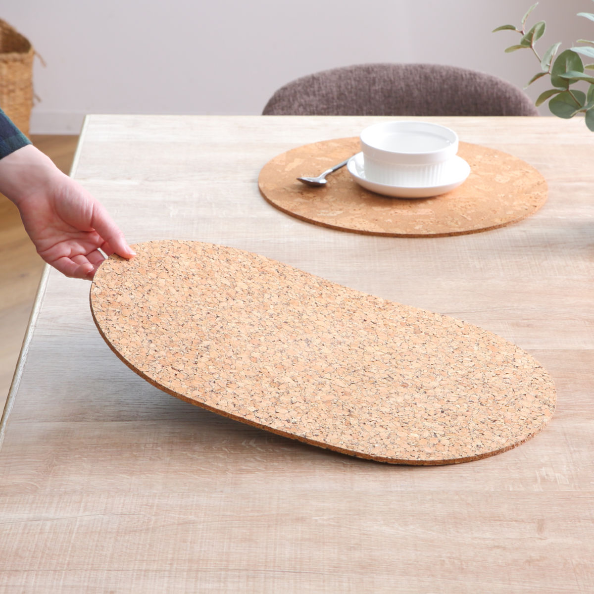 楽天市場】ランチョンマット コルク ZICZAC QUERCO Oval 楕円形