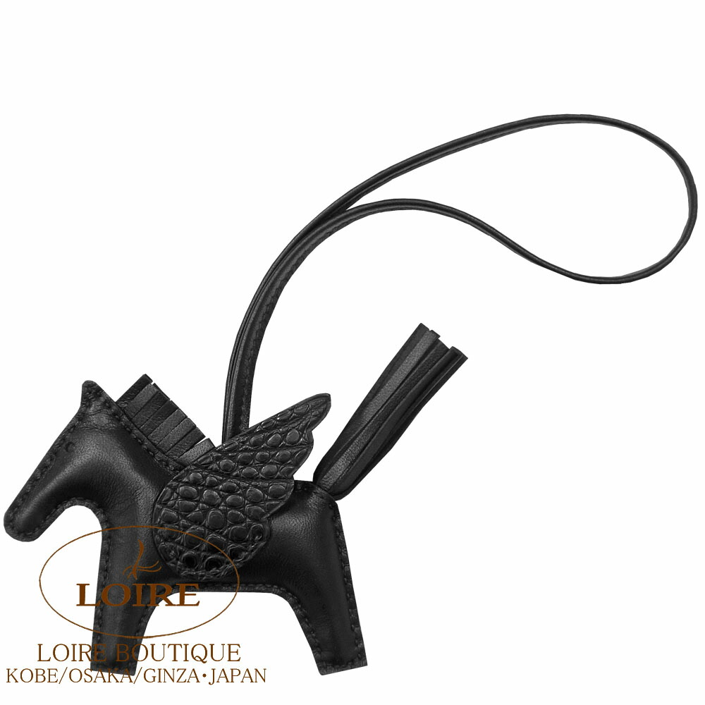 楽天市場】エルメス ロデオ ペガサス タッチ PM チャーム クロ