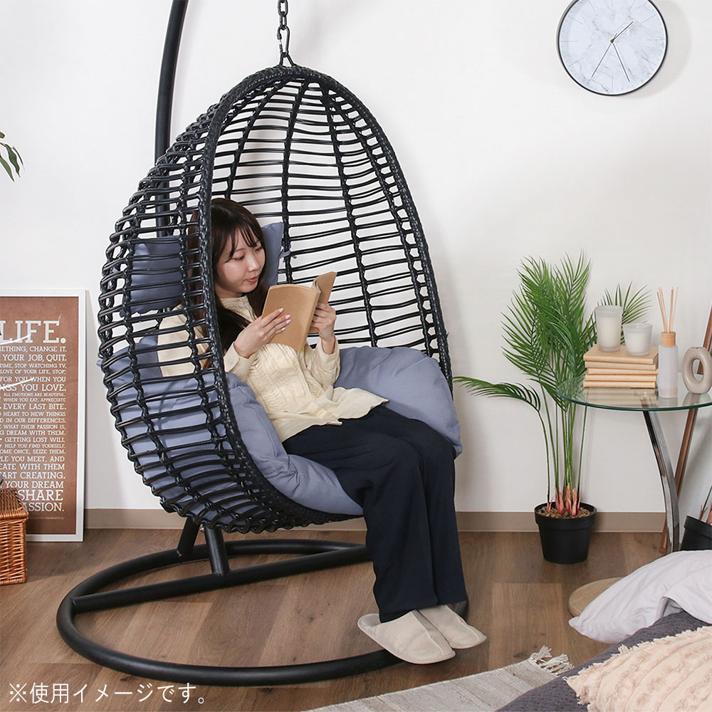 楽天市場】【最大1万円ｸｰﾎﾟﾝ2/19-22】 ハンギングチェア 大型 ガーデン