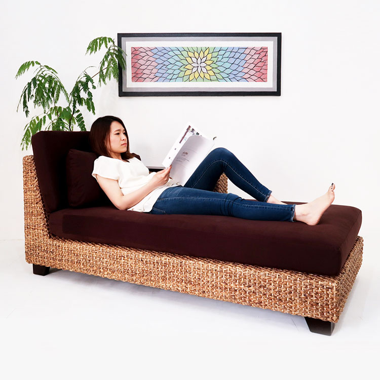 楽天市場】【受注生産品】 ウォーターヒヤシンス デイベットソファー