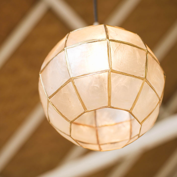 楽天市場】カピスシェル ペンダントライト カピス アジアン バリ