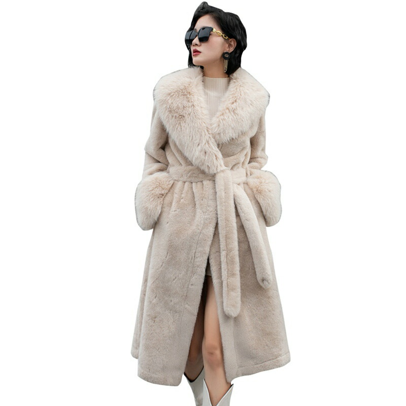 楽天市場】フェイクファーコート 毛皮コート チェスターコート ファー