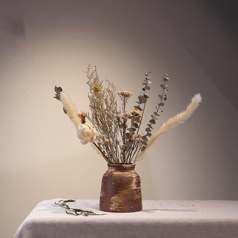 楽天市場】花器 花瓶 造花セット 永遠の花 枯れない花 ヴィンテージ 禅