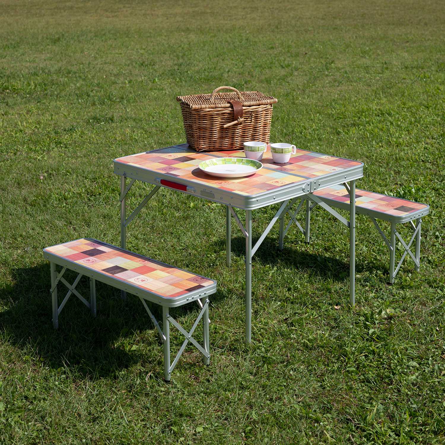 Coleman コールマン ナチュラルモザイク ロールテーブル 120 廃盤品