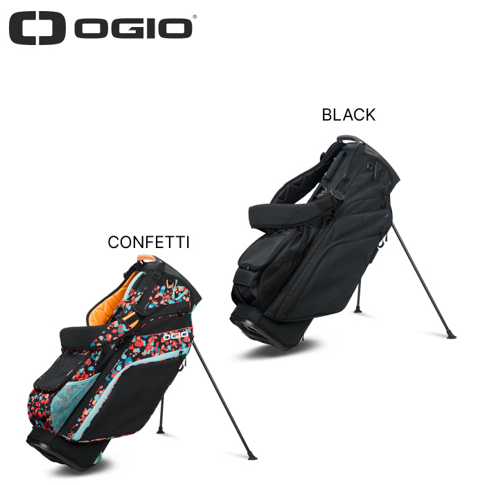 4月購入美品】OGIO 24 チェッカーフラッグ スタンド式キャディバッグ 4