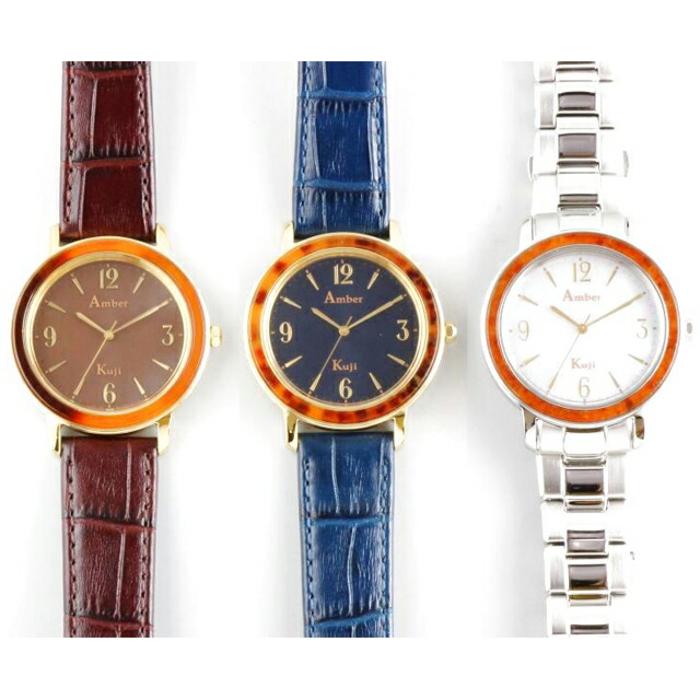 楽天市場】久慈琥珀 腕時計 ソーラーパワーウォッチ CZ36-3 ブラウン