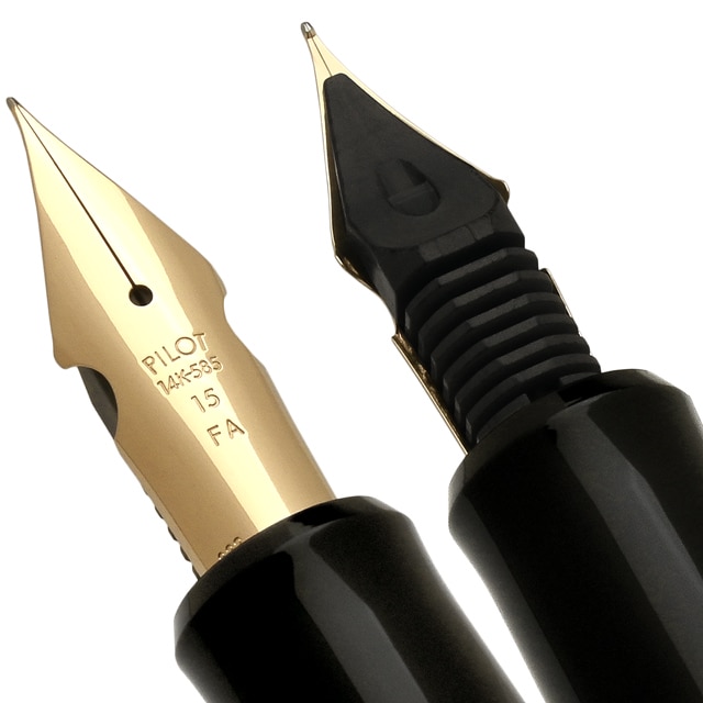 楽天市場】パイロット 万年筆 カスタム743 ブラック PILOT CUSTOM 大型