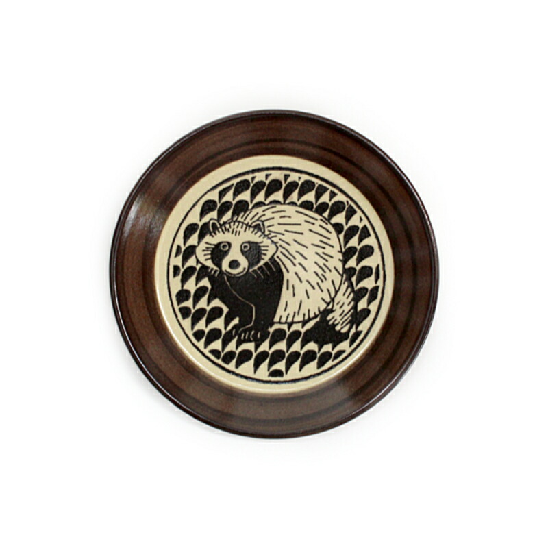 楽天市場】益子の皿 しんじるたぬき / 益子焼 / Lisa Larson リサ