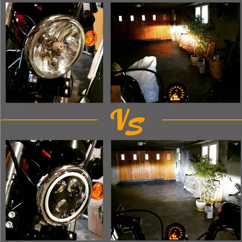 楽天市場】7インチ LEDヘッドライト ハーレーダビッドソン スポーツ
