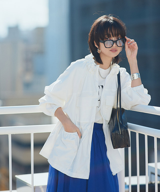 楽天市場】【全品10％OFFクーポン】[RASW]ドロストギャザーブルゾン