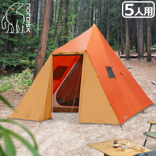 楽天市場】正規品 アウトドア ティピー テント 5人用ノルディスク